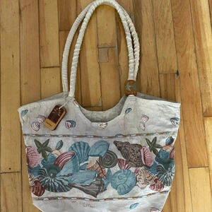 Vintage Paul brent  tote with beading